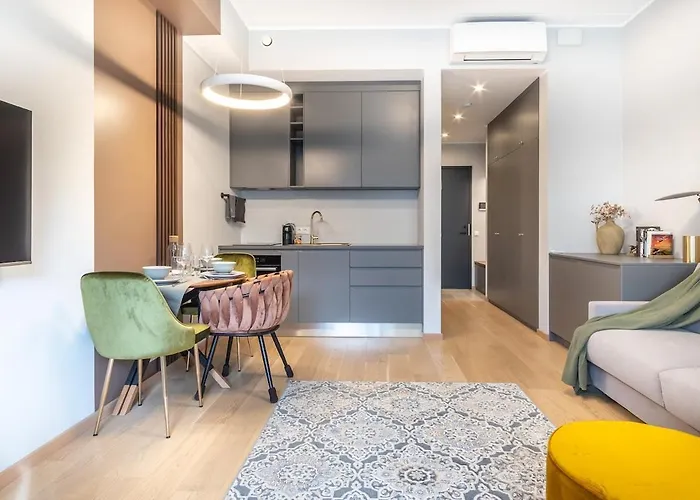 Center!ac,free Parking,terasse Daire *